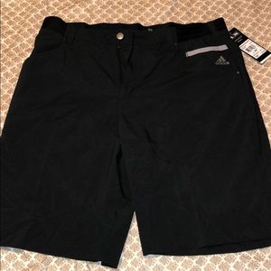 New with tags Adidas golf black shorts size 34